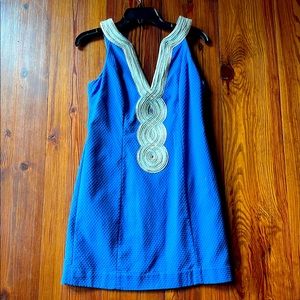 Lilly Pulitzer- cobalt mini dress- Size 4